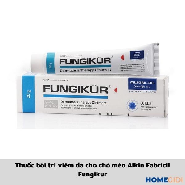 Thuốc bôi trị viêm da cho chó mèo Alkin Fabricil Fungikur
