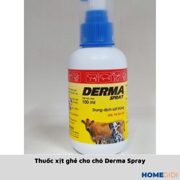 Thuốc xịt ghẻ cho chó Derma Spray